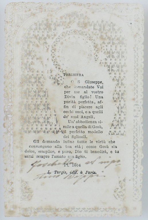 Santino: SAN GIUSEPPE (St. Joseph notre protecteur - San José …