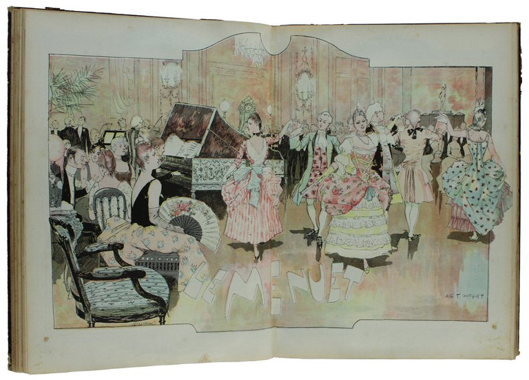 SCENA ILLUSTRATA Annata 1897 rilegata, mezza pelle minimi strappetti e …