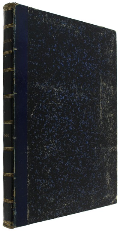 SCENA ILLUSTRATA Annata 1897 rilegata, mezza pelle minimi strappetti e …