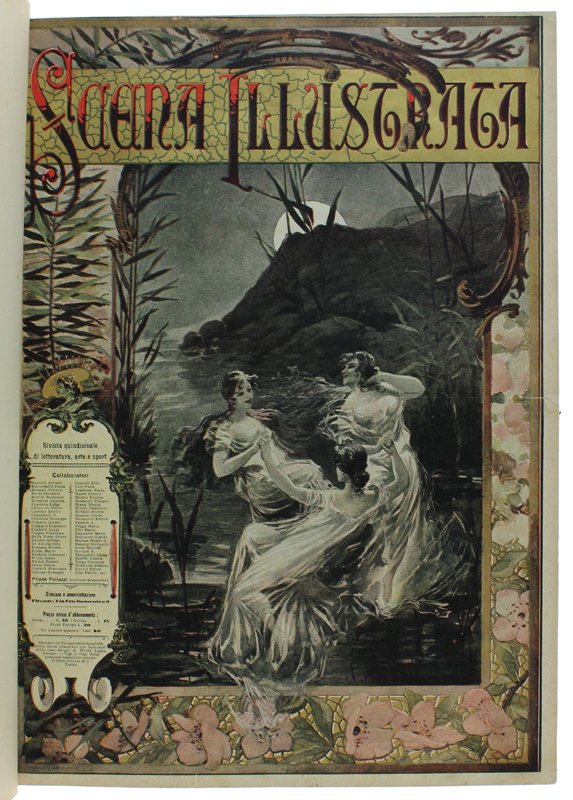 SCENA ILLUSTRATA Annata 1898 rilegata, mezza pelle minimi strappetti e … | Immagine principale