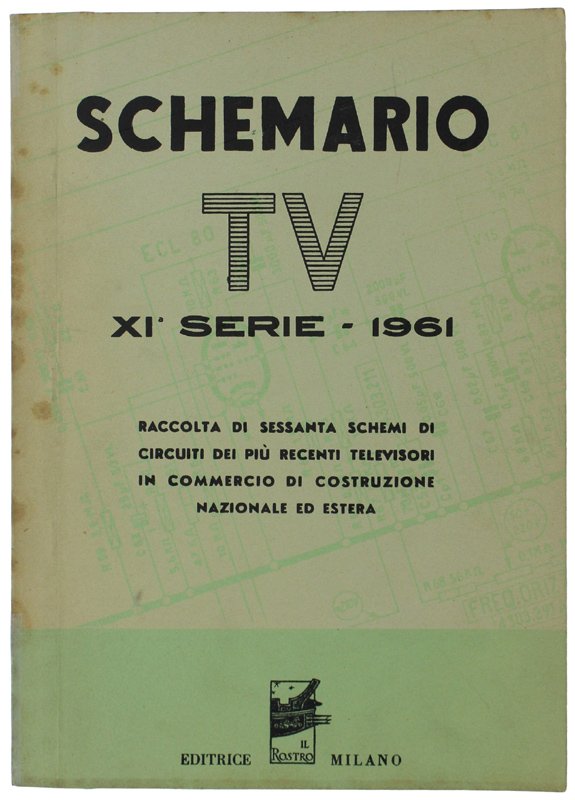 SCHEMARIO TV - XI SERIE - 1961.