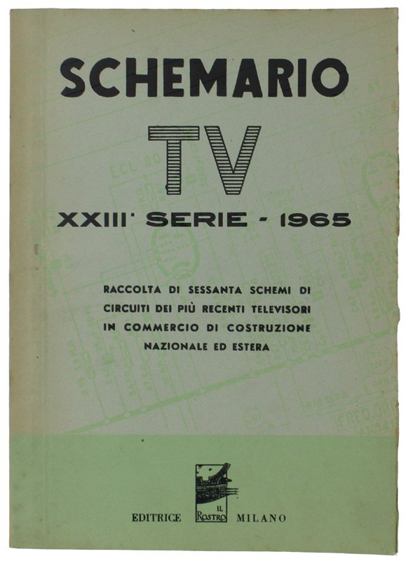 SCHEMARIO TV - XXIII SERIE - 1965.