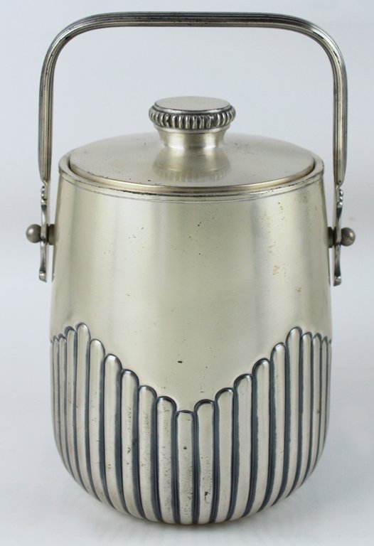 SECCHIELLO VINTAGE PORTA GHIACCIO MACABO - METALLO E VETRO.