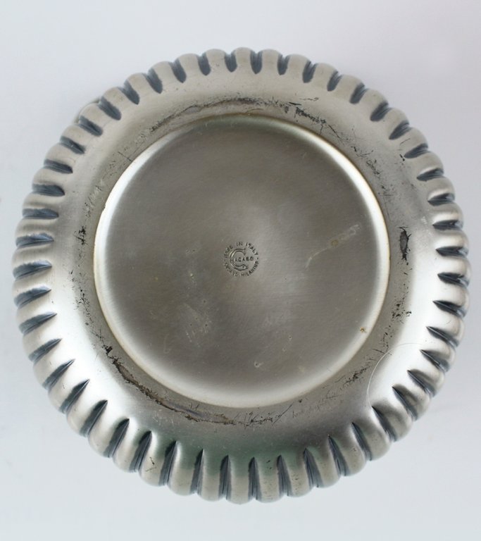 SECCHIELLO VINTAGE PORTA GHIACCIO MACABO - METALLO E VETRO.