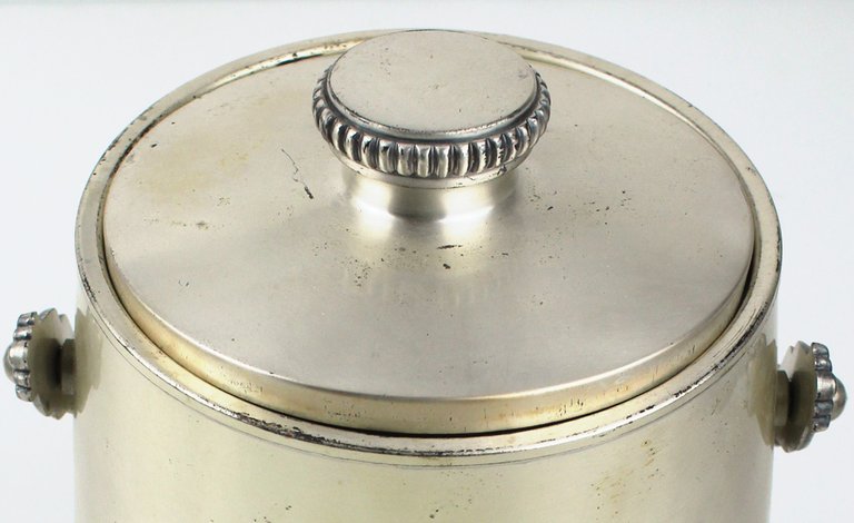 SECCHIELLO VINTAGE PORTA GHIACCIO MACABO - METALLO E VETRO.