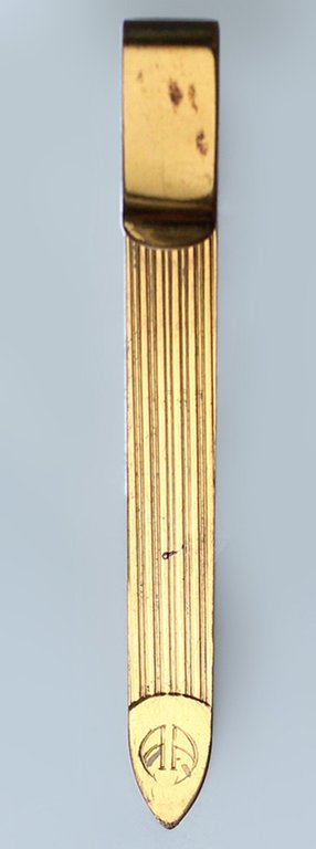 SEGNALIBRO VINTAGE "GALBIATI" N METALLO DORATO