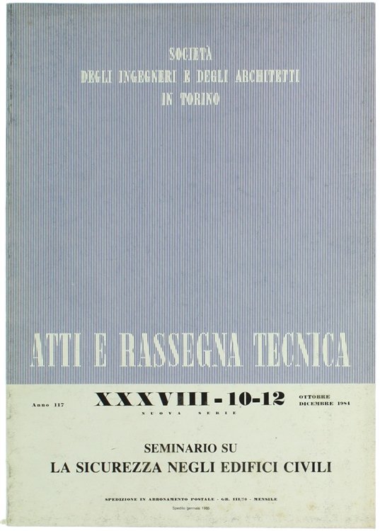 SEMINARIO SU: LA SICUREZZA NEGLI EDIFICI CIVILI.