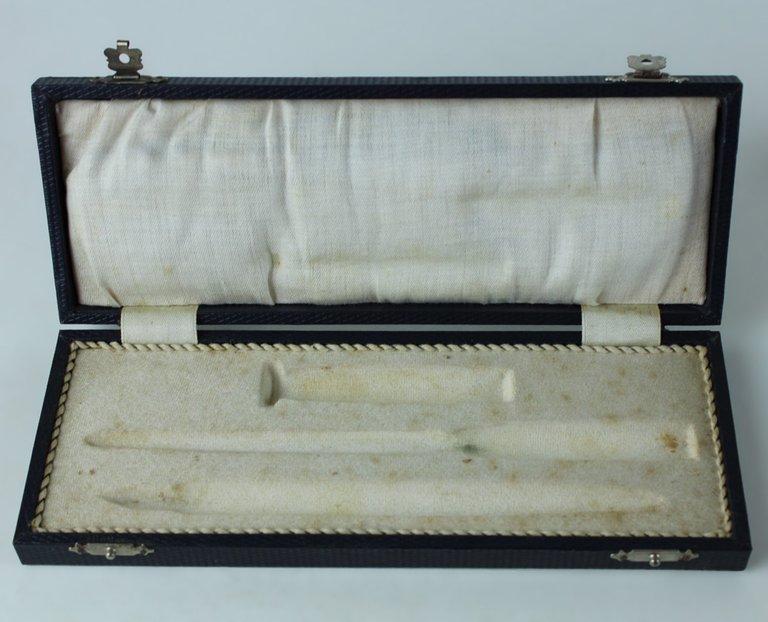 SET SCRITTURA DA VIAGGIO VINTAGE (3 PEZZI) NELL'ASTUCCIO ORIGINALE (cm … | Immagine Gallery 3