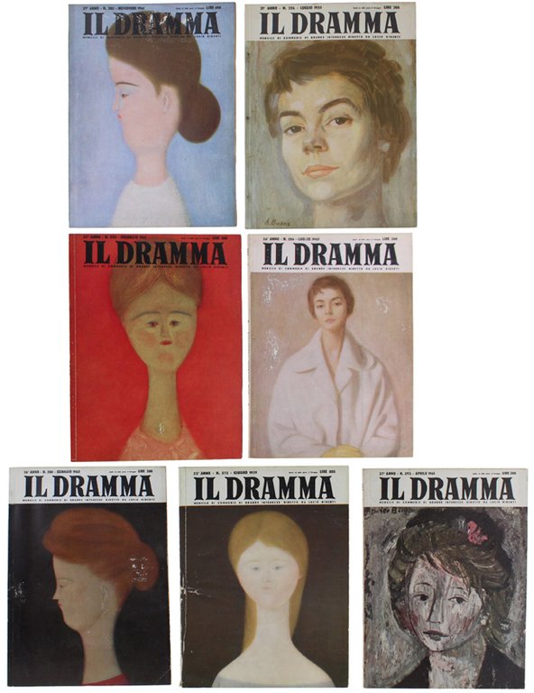 SETTE COPERTINE ILLUSTRATE DA ANTONIO BUENO.