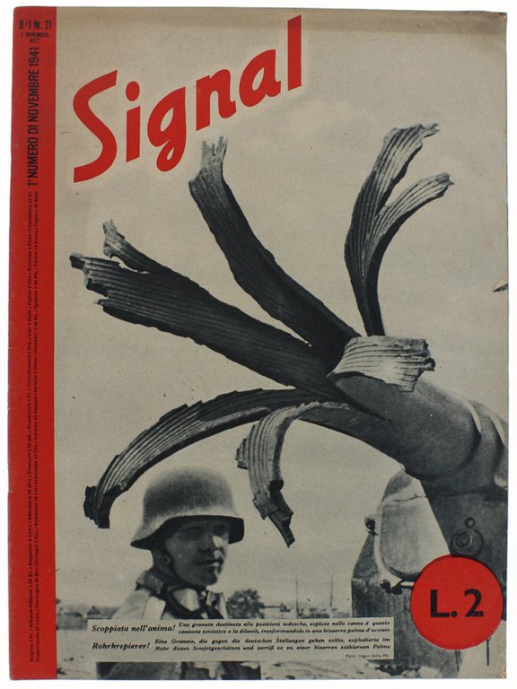 SIGNAL (edizione bilingue): 4 fascicoli del 1941