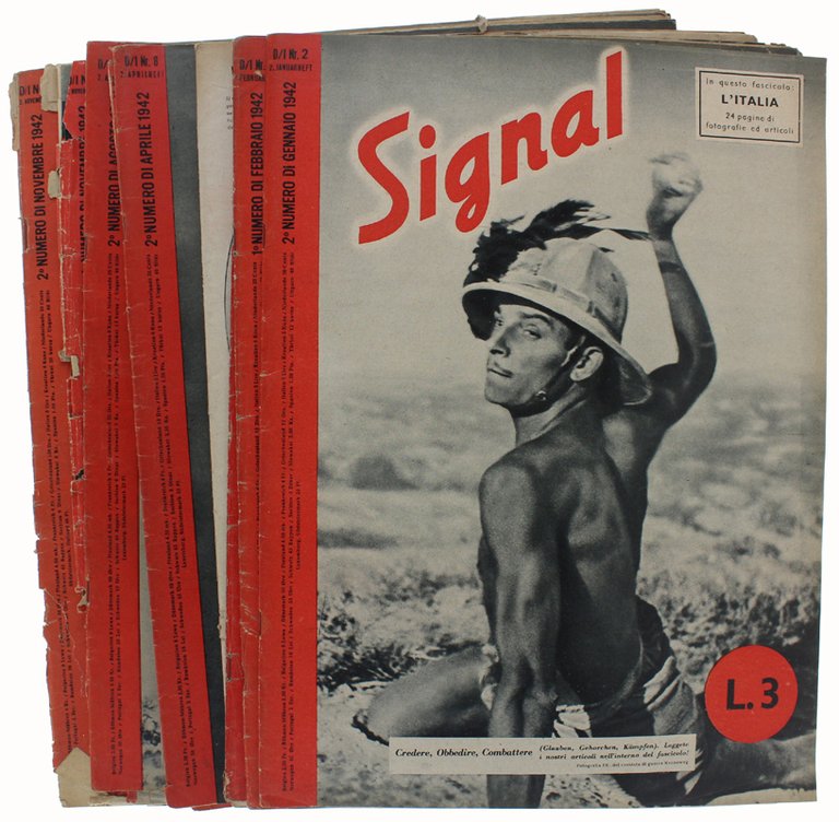 SIGNAL (edizione italiana): 10 fascicoli del 1942