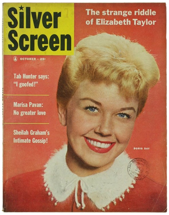 SILVER SCREEN MAGAZINE. October 1956 - Volume 25, Number 8.
