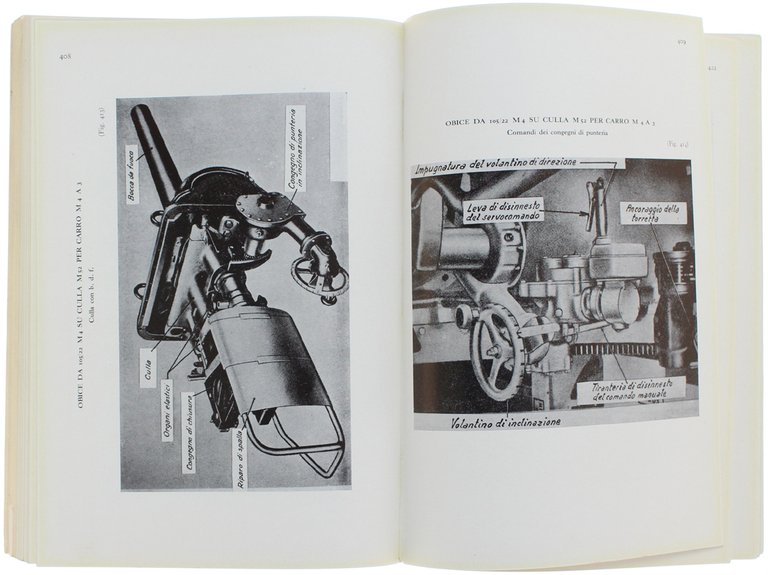 SINOSSI DI MATERIALE DI ARTIGLIERIA. Parte descrittiva, Volume II: TESTO …