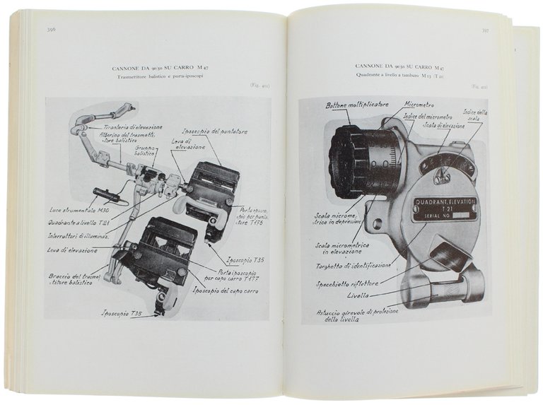 SINOSSI DI MATERIALE DI ARTIGLIERIA. Parte descrittiva, Volume II: TESTO …