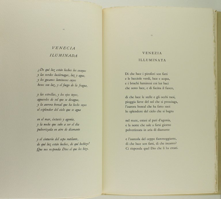 SONETTI VENEZIANI [volume splendido]
