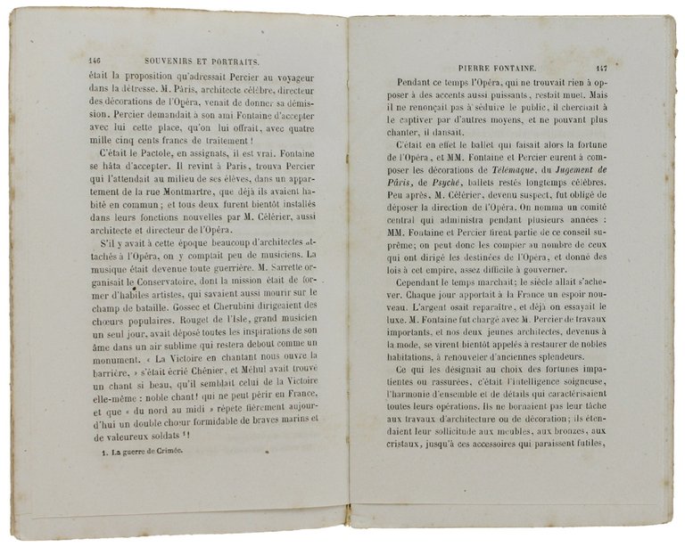 SOUVENIRS ET PORTRAITS. Etudes sur les Beaux-Arts.