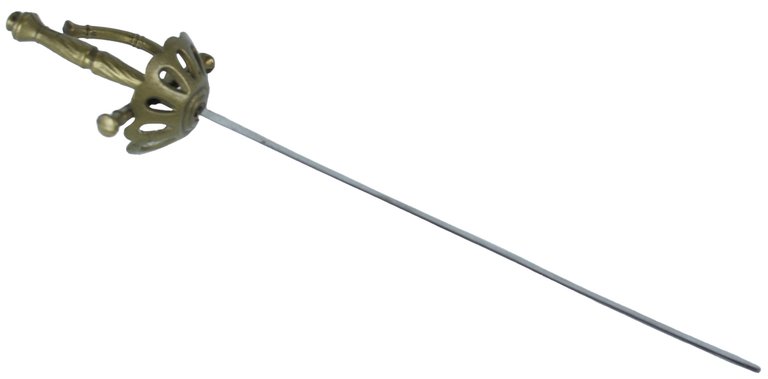 SPADINO TAGLIACARTE vintage . ottone e acciaio cm 27 | Immagine Gallery 8