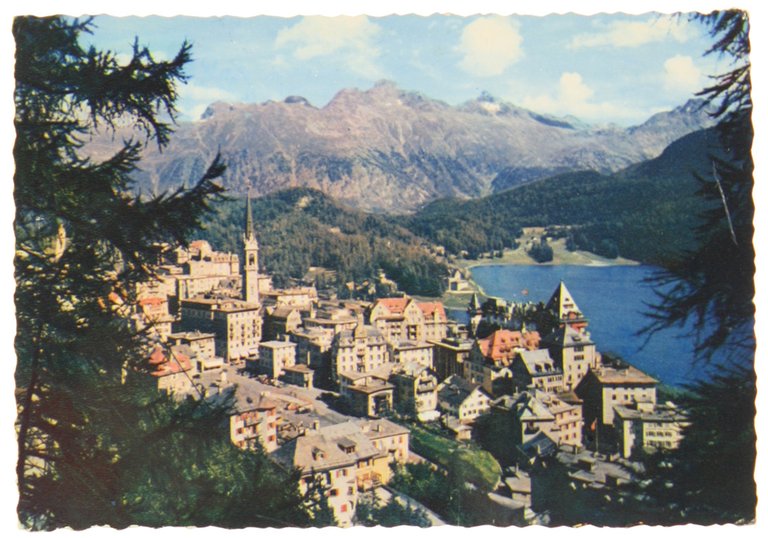 ST. MORITZ (Cartolina).