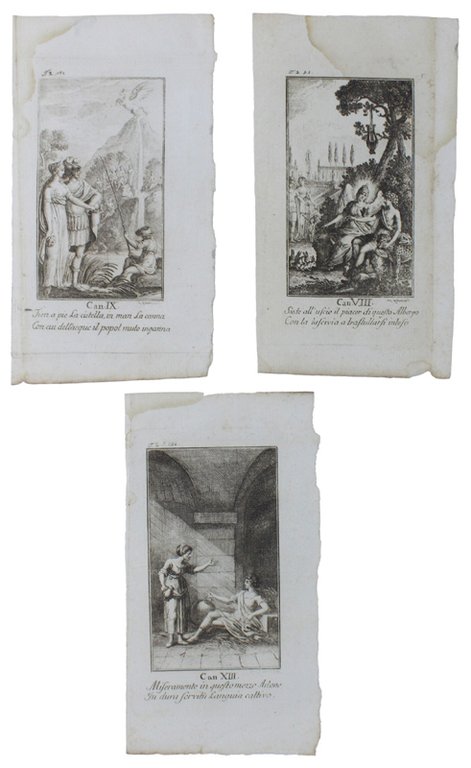 STAMPINE ANTICHE: SETTE INCISIONI DEL 1789