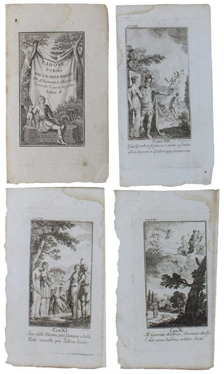STAMPINE ANTICHE: SETTE INCISIONI DEL 1789
