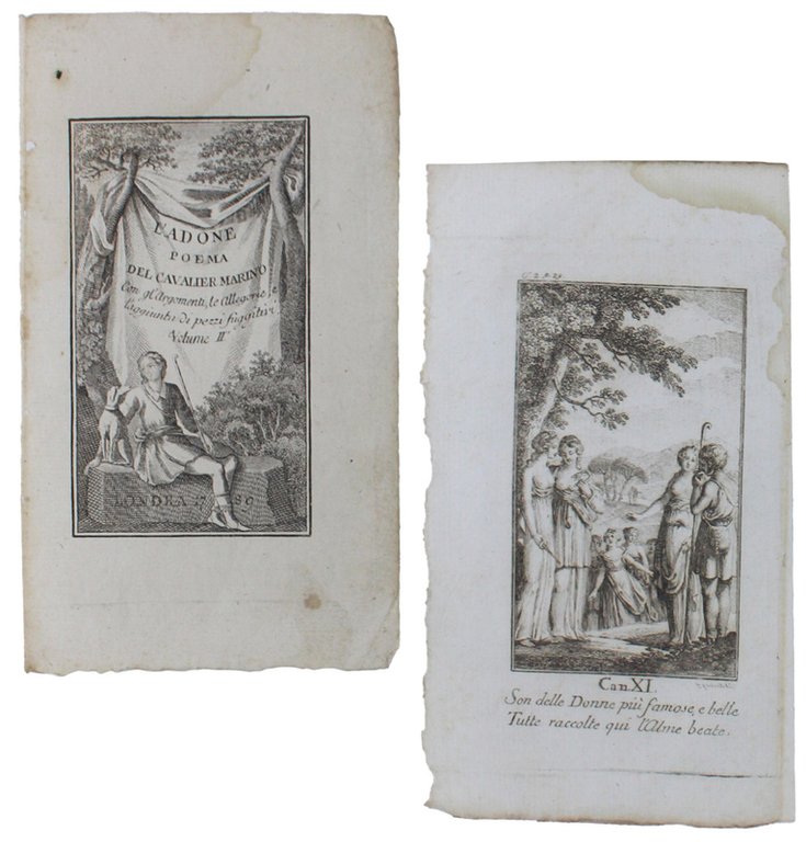 STAMPINE ANTICHE: SETTE INCISIONI DEL 1789