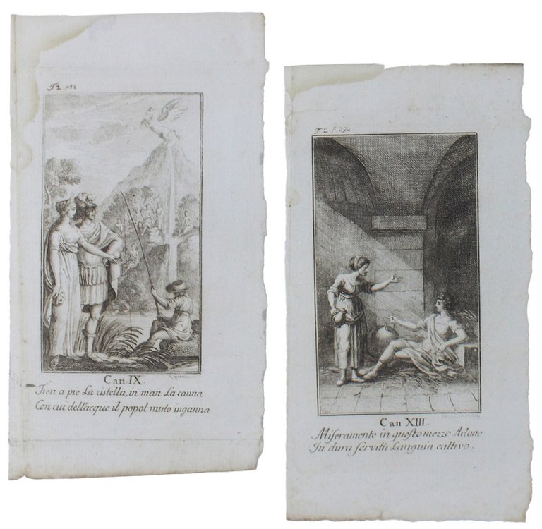 STAMPINE ANTICHE: SETTE INCISIONI DEL 1789
