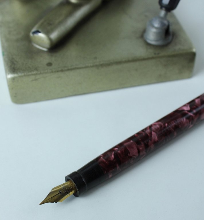 STILOFORO "Art Deco"portapenna vintage (1930 ca.) con penna Astura funzionante