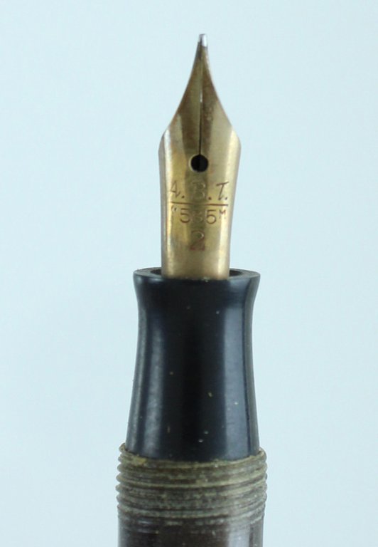 STILOGRAFICA A.B.T. vintage pennino "585" + PORTAMINA nuovi nell'astuccio | Immagine Gallery 4