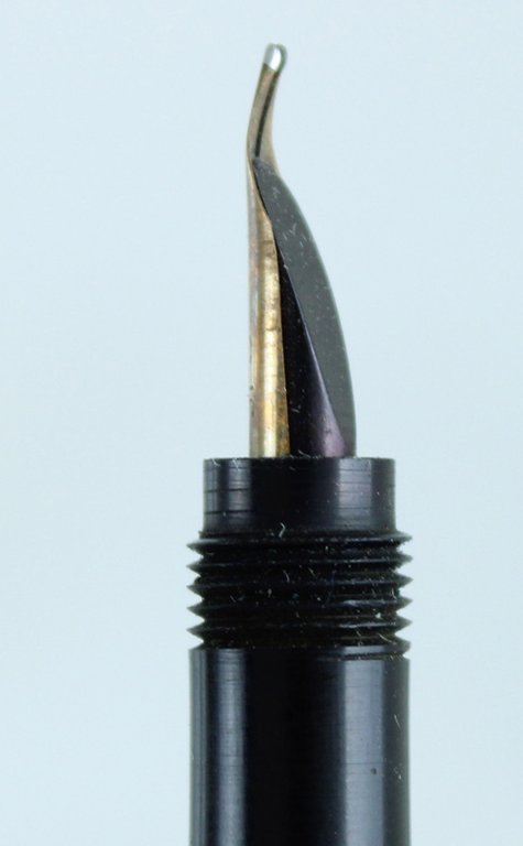 Stilografica vintage"GZ - RAPID"pennino oro 585 rientrante lunga 92 mm