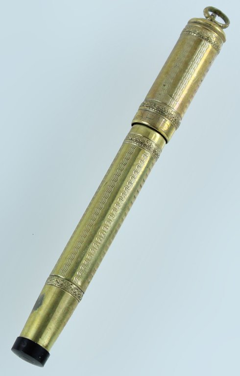 Stilografica vintage"GZ - RAPID"pennino oro 585 rientrante lunga 92 mm