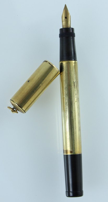 Stilografica WATERMAN'S IDEAL FOUNTAIN PEN pennino oro 14 Kt rientrante …