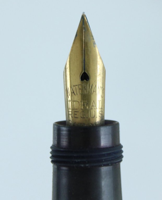Stilografica WATERMAN'S IDEAL FOUNTAIN PEN pennino oro 14 Kt rientrante …