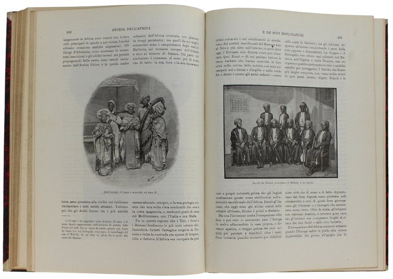 STORIA DELL'AFRICA E DE' SUOI ESLORATORI. Volume II [splendido, fresco …