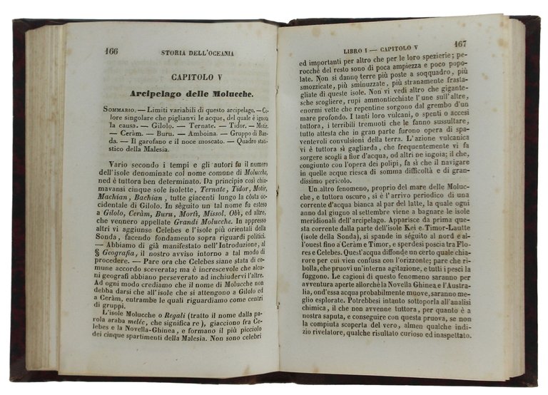 STORIA DELL'OCEANIA dai primi tempi noti fino al 1845.