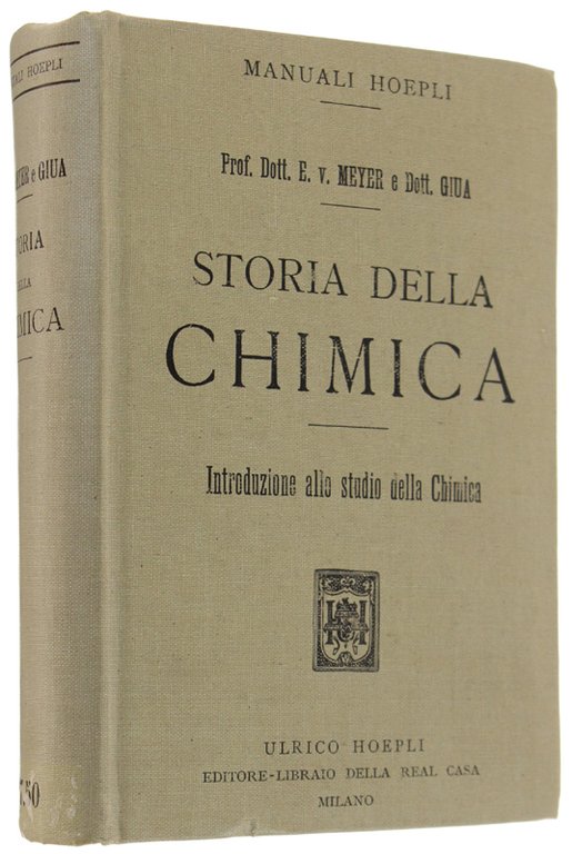 STORIA DELLA CHIMICA dai tempi più remoti all'epoca moderna. INTRODUZIONE …