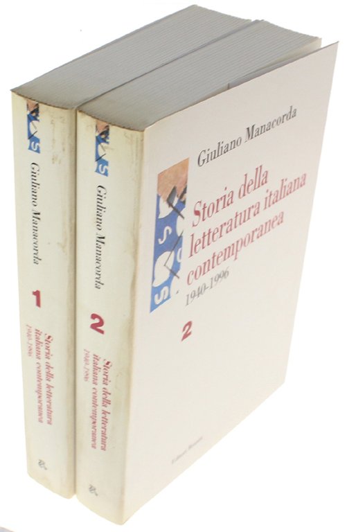 STORIA DELLA LETTERATURA ITALIANA CONTEMPORANEA 1940-1996 [come nuova in cofanetto]