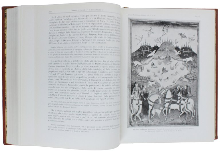 STORIA DELLA LETTERATURA ITALIANA. [in splendida, decorativa legatura d'epoca]