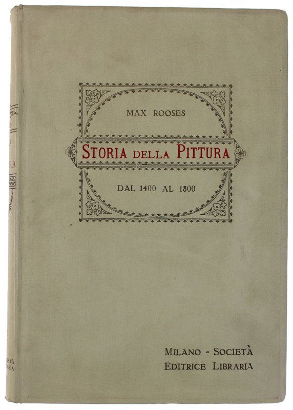 STORIA DELLA PITTURA DAL 1400 AL 1800.