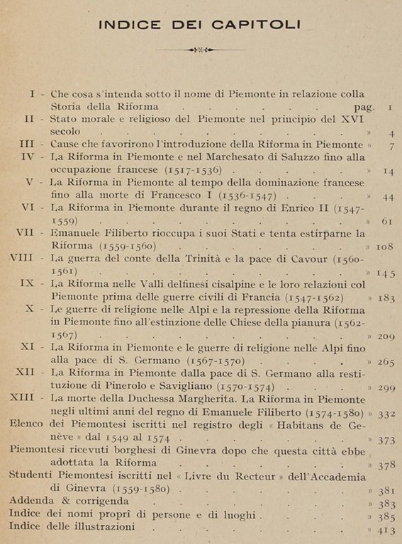 STORIA DELLA RIFORMA IN PIEMONTE FINO ALLA MORTE DI EMANUELE … | Immagine Gallery 5