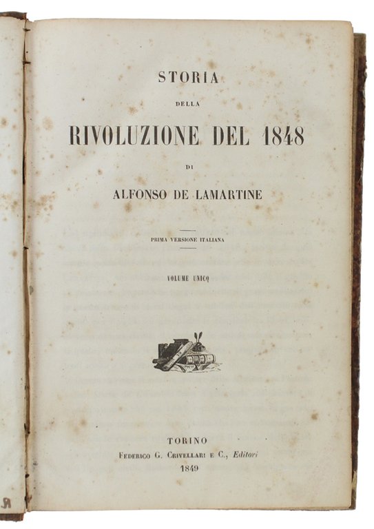 STORIA DELLA RIVOLUZIONE DEL 1848.
