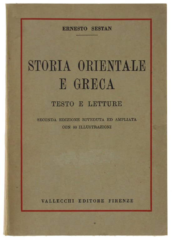 STORIA ORIENTALE E GRECA. Testo e letture. | Immagine Gallery 2
