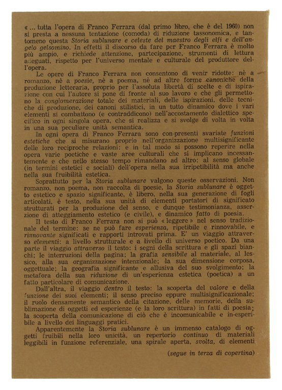 STORIA SUBLUNARE E CELESTE DEL MAESTRO DEGLI ELFI E DELL' …