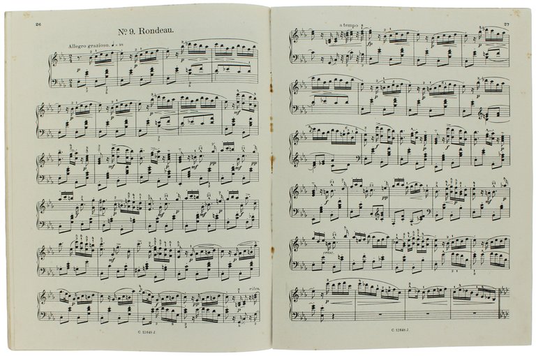 STUDI PER PIANOFORTE. L'ARTE DI DITEGGIARE - 26 Studi melodici. …