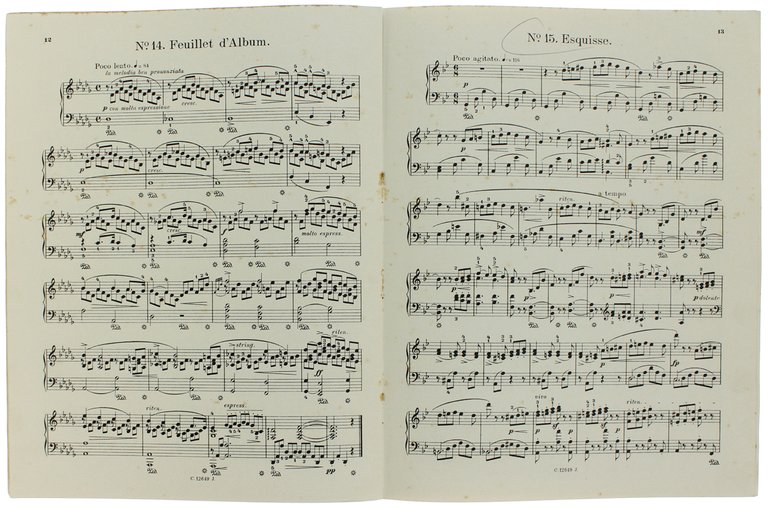 STUDI PER PIANOFORTE. L'ARTE DI DITEGGIARE - 26 Studi melodici. …