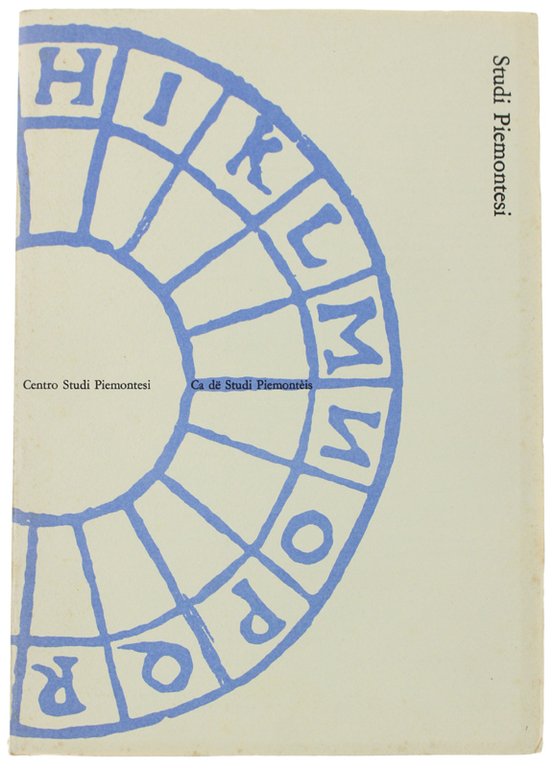 STUDI PIEMONTESI. Vol.XIV - 1985, fasc. 2. [Ottimo: intonso] | Immagine Gallery 3