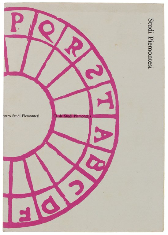 STUDI PIEMONTESI. Vol.XVII - 1988, fasc.1. [Ottimo]