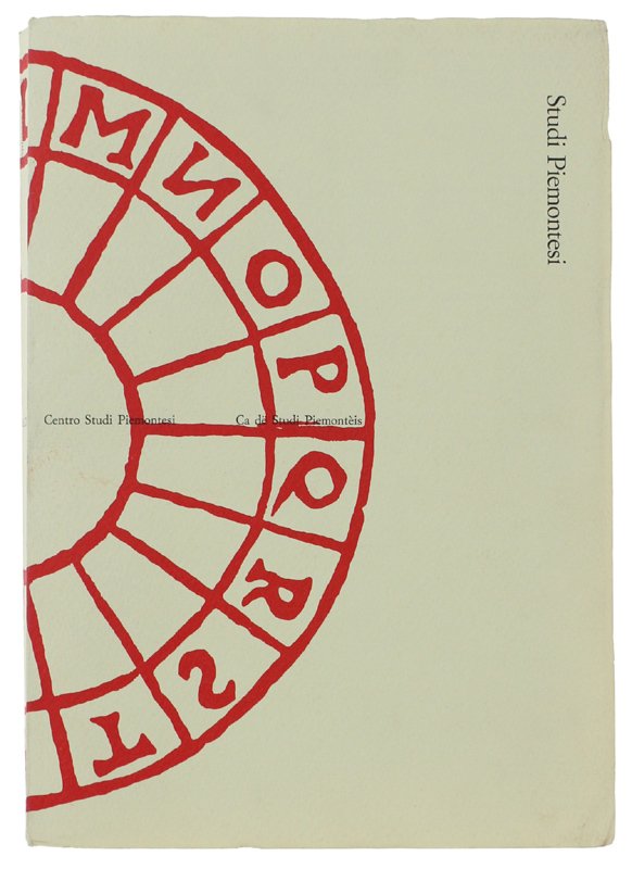 STUDI PIEMONTESI. Vol. XXV - 1996, fasc. 2.