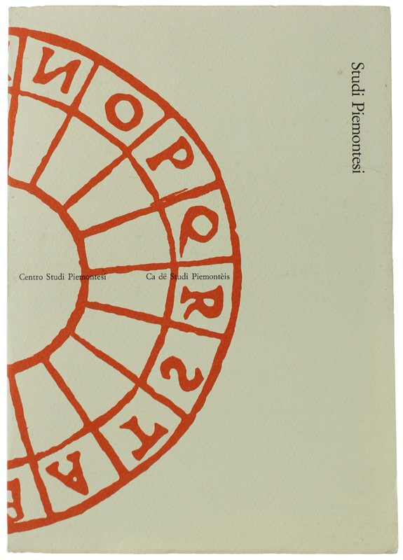 STUDI PIEMONTESI. Vol. XXVI - 1997, fasc. 1