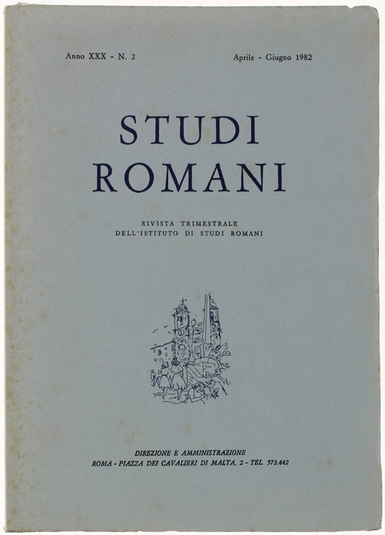 STUDI ROMANI. Rivista trimestrale. Anno 1982 - N. 2.