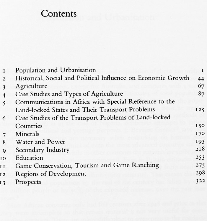 STUDIES IN EMERGING AFRICA [First edition]